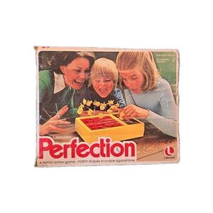Vintage 1975 Lakeside’s Perfection Game #8370  Ages 5+ Vtg 70s Nostalgia Anxiety